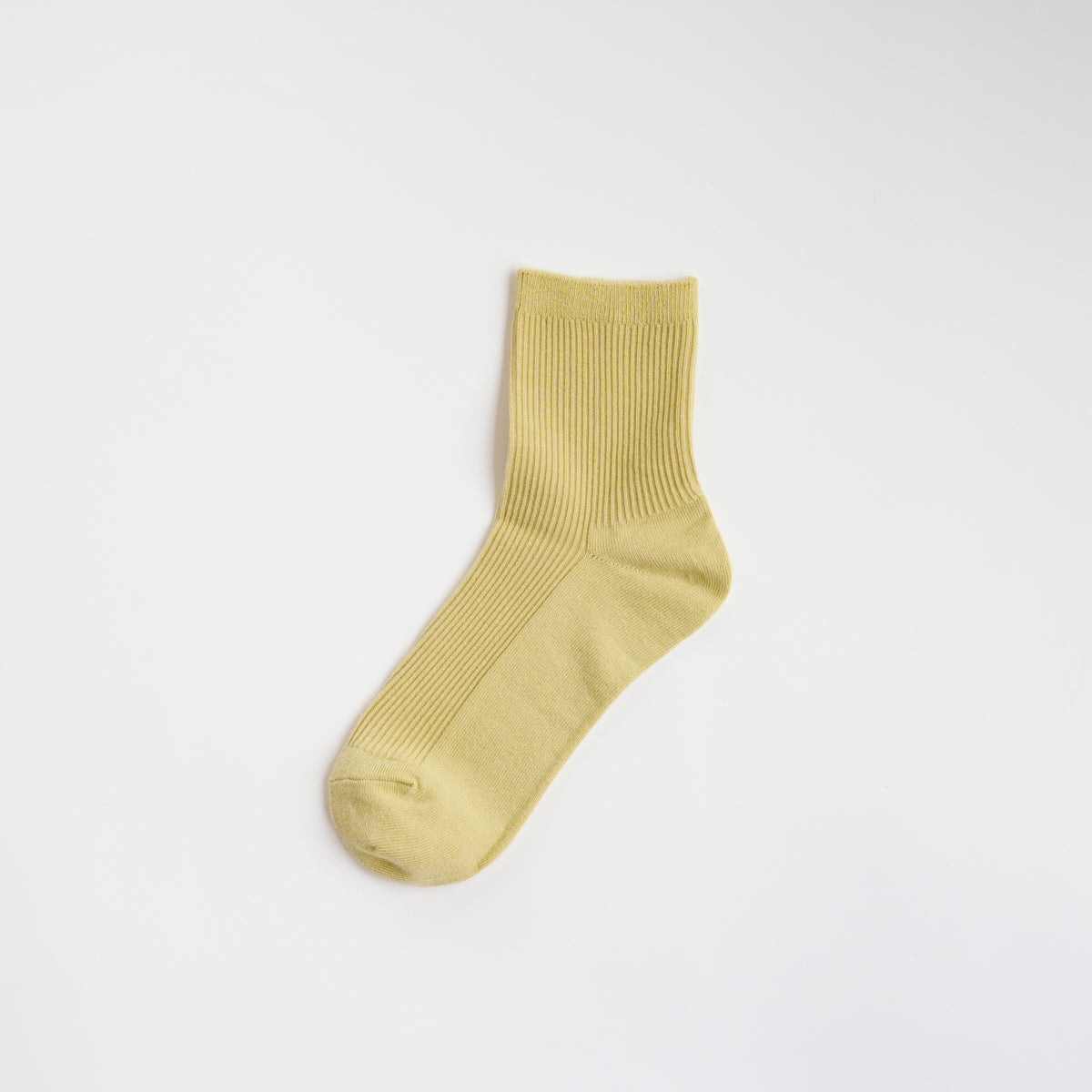 All-Season Lime Daily Crew Socks