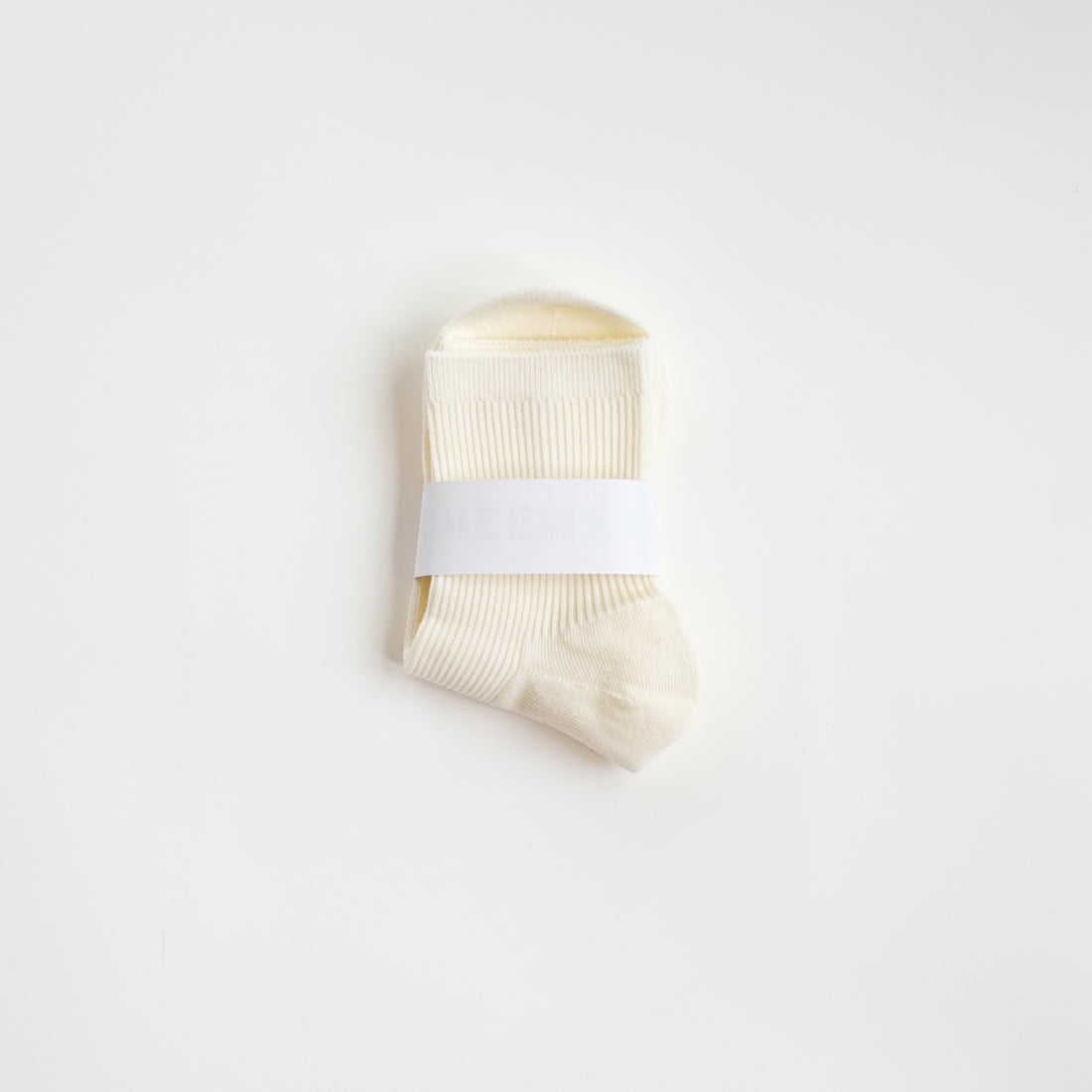 All-Season Creamy White Daily Crew Socks