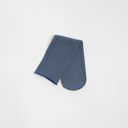 Ice Silk Blue Crew Socks