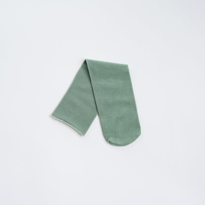 Ice Silk Green Crew Socks