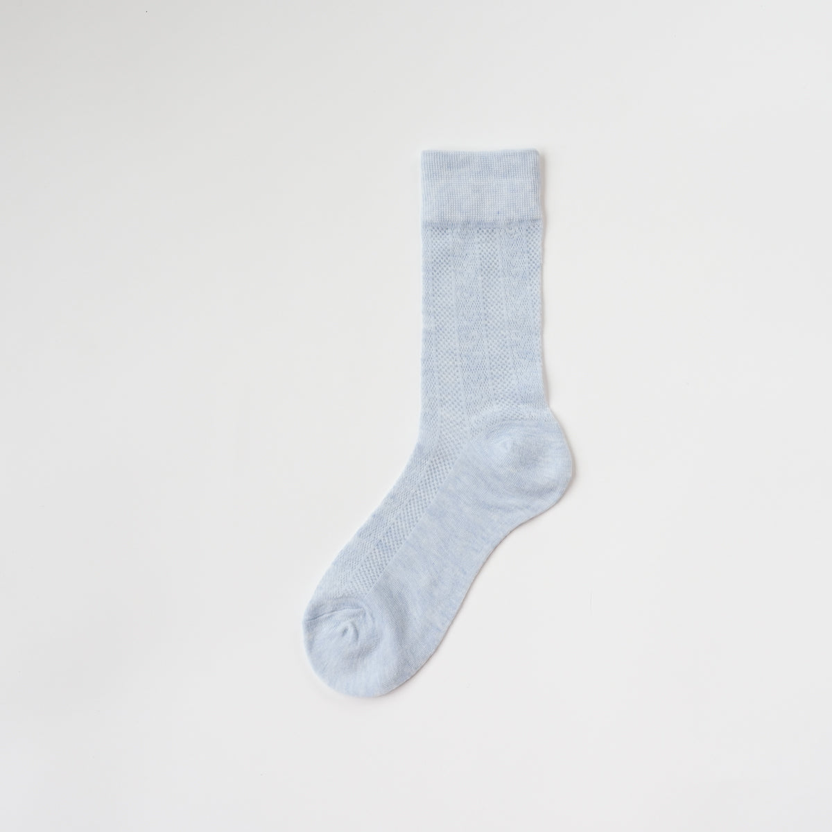 Summer Mesh Ice Silk Candy Blue Crew Socks