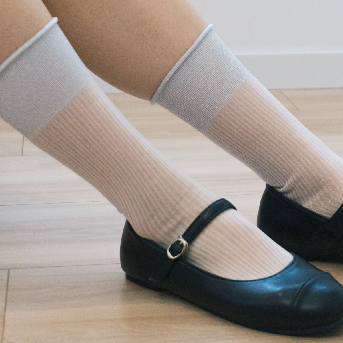 Ballet Crystal Sheer Socks